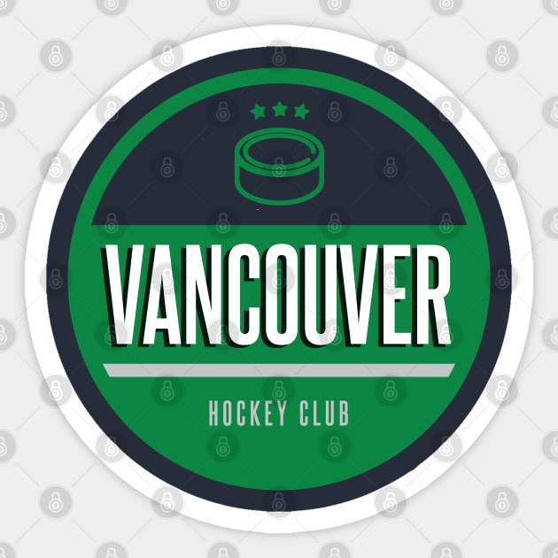 Vancouver retro hockey Sticker by BVHstudio